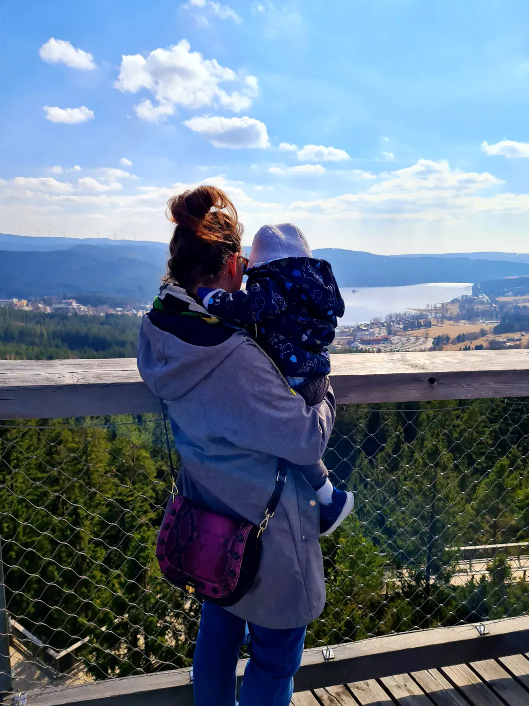 Baumwipfelpfad mit Kinderwagen