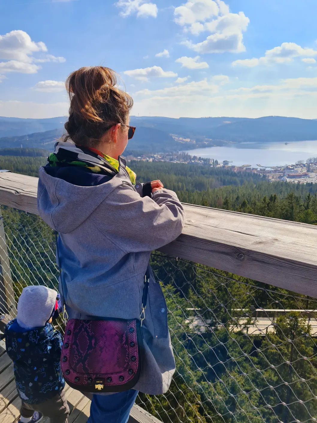 Baumwipfelpfad mit Kinderwagen