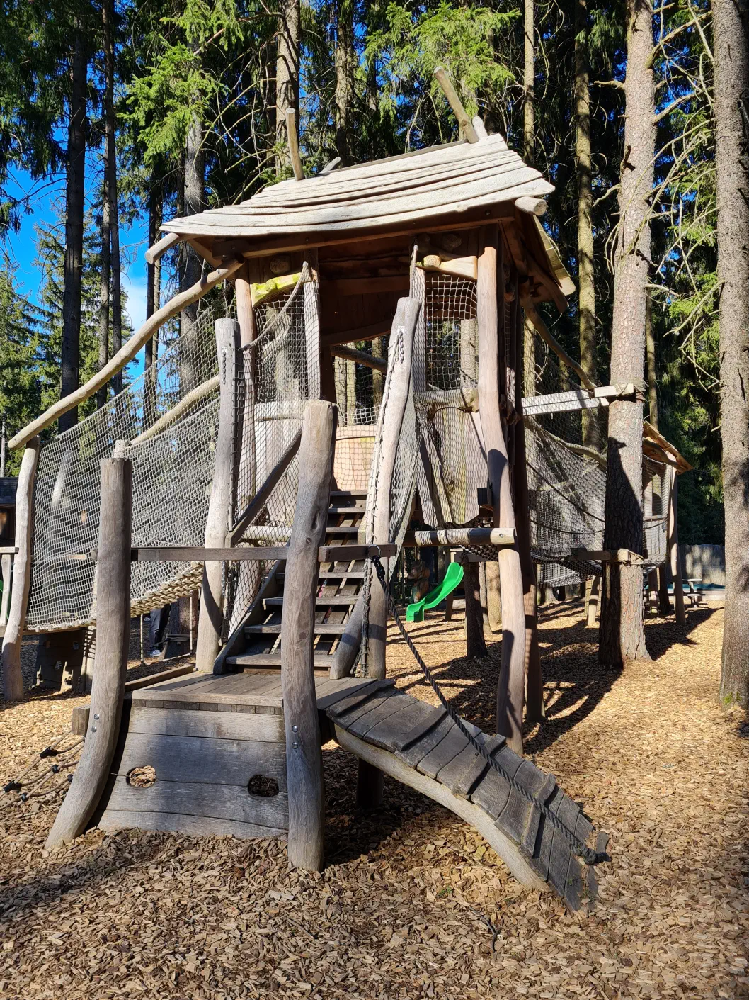 Baumwipfelpfad mit Kinderwagen