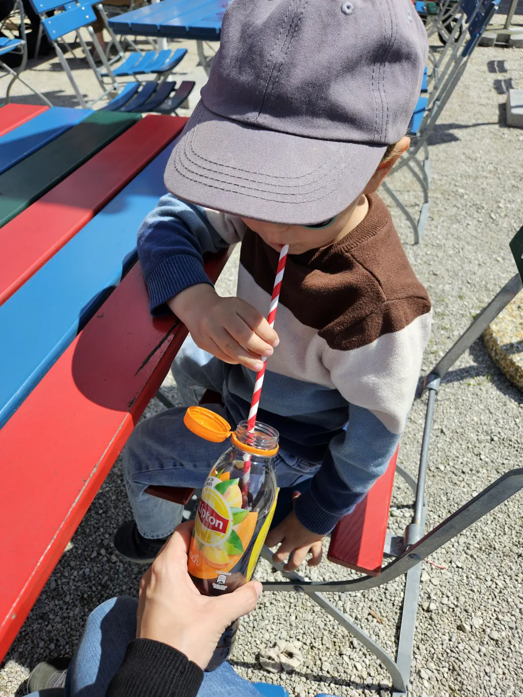 Erlaufsee mit Kleinkind