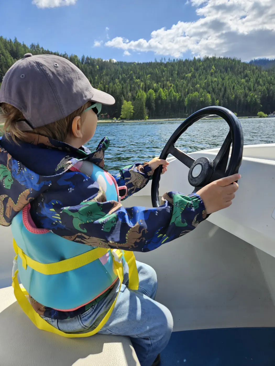 Erlaufsee mit Kleinkind