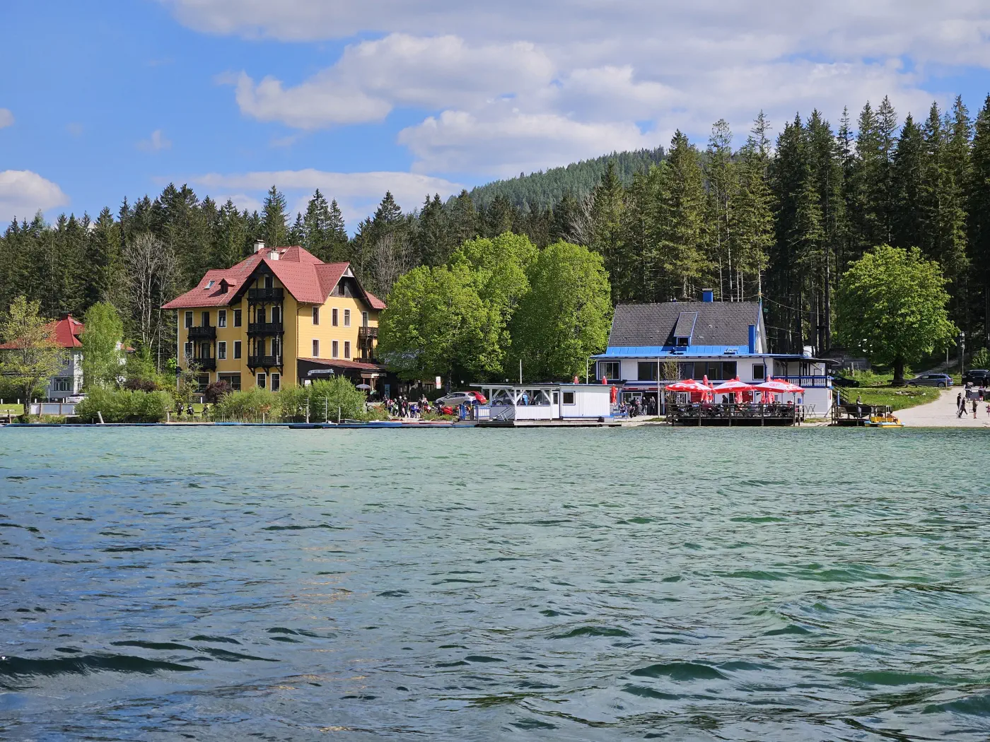 Erlaufsee mit Kleinkind