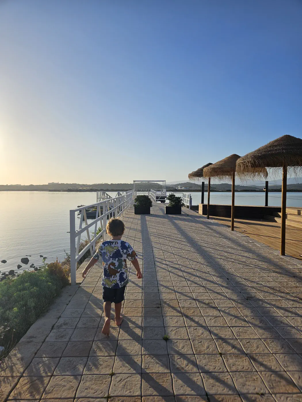 Ferragudo Hotel mit Kleinkind