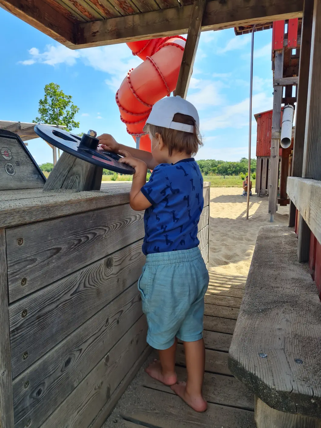 Peppino steuert zum nächsten Einsatz