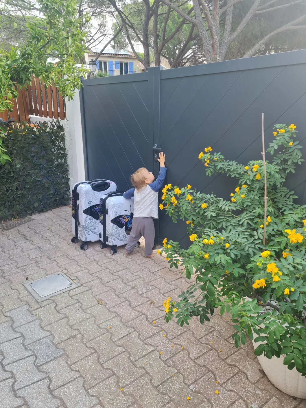 Fréjus mit Kleinkind