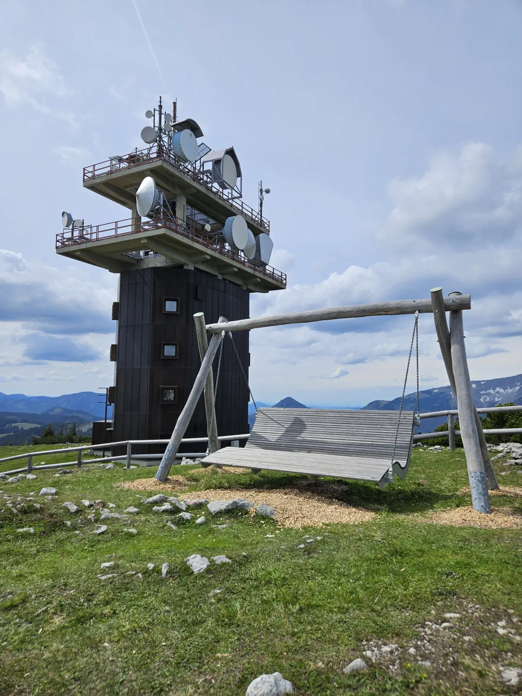 Gemeindealpe Mitterbach mit Kleinkind