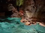 Gouffre de Padirac mit Kleinkind