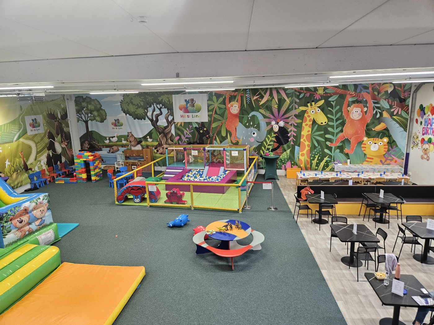 Das Hubsiland von oben