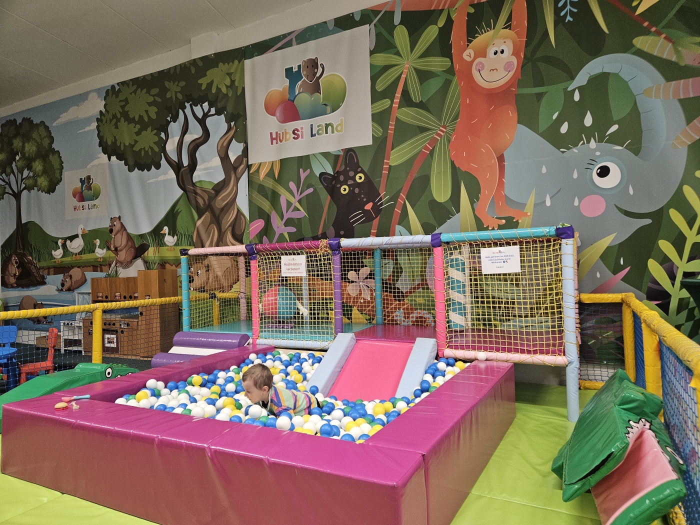 Babybereich im Hubsiland