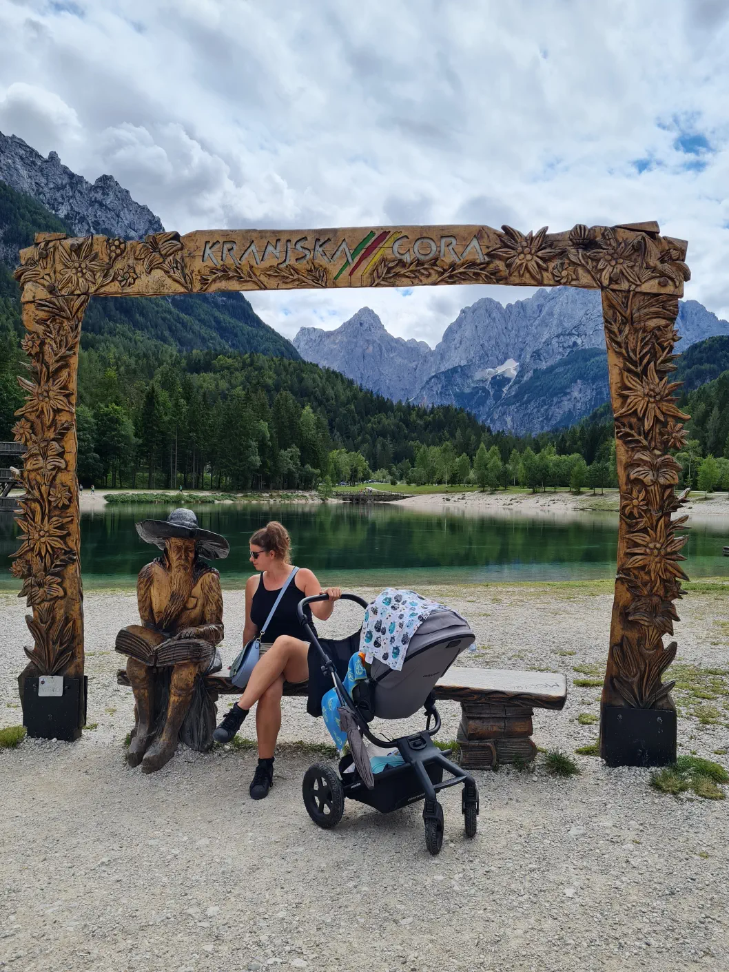 Triglav Nationalpark mit Baby