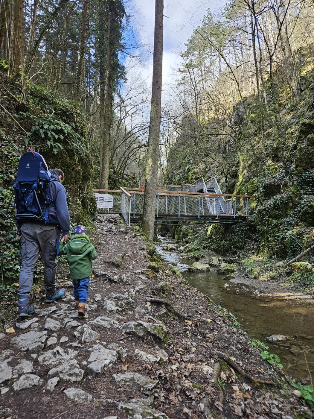 Johannesbachklamm Kleinkind