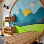 Spielecke neben der Trattoria