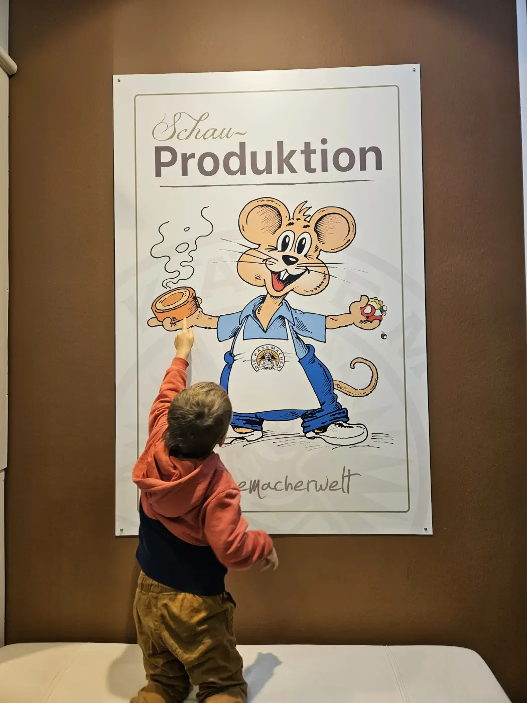 Käsemacherwelt mit Kind