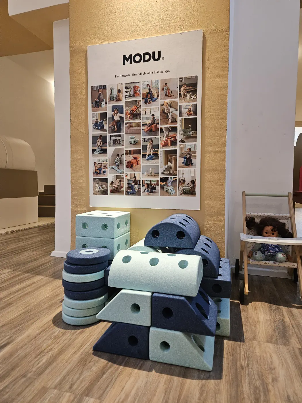 Der Spielraum ist abwechslungsreich gestalten