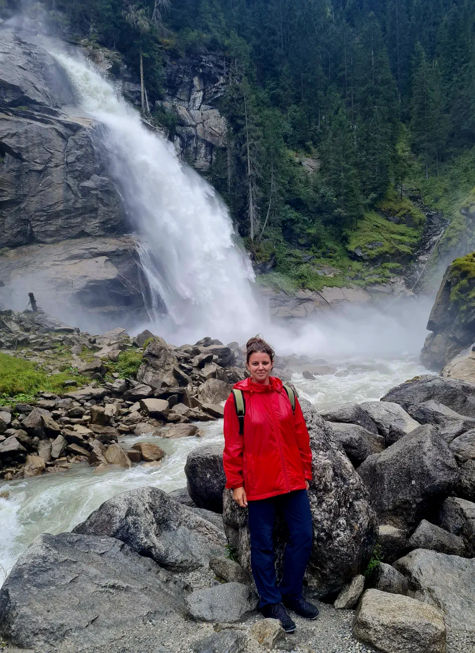 das Ende des Wasserfalls