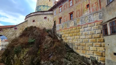 Schloss Krumau und der Bärengraben