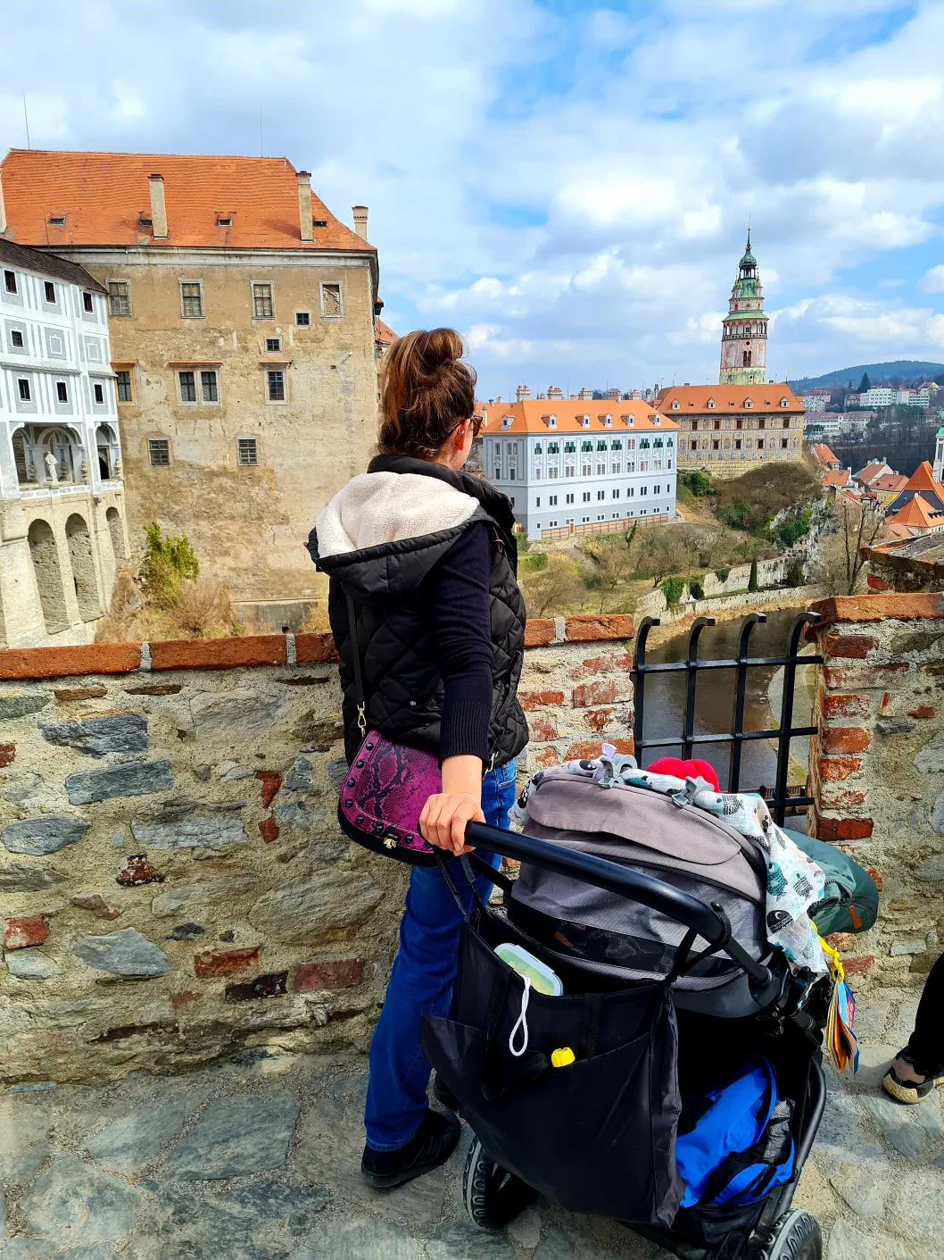 Der Aussichtspunkt ist gut Kinderwagen erreichbar