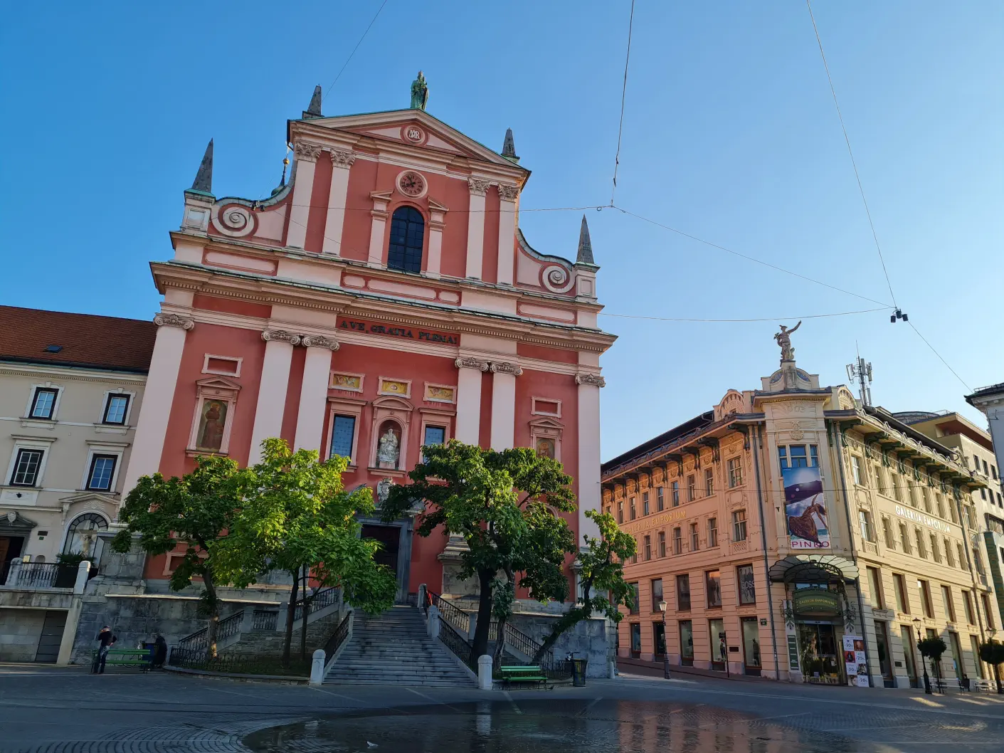 Ljubljana mit Kinderwagen