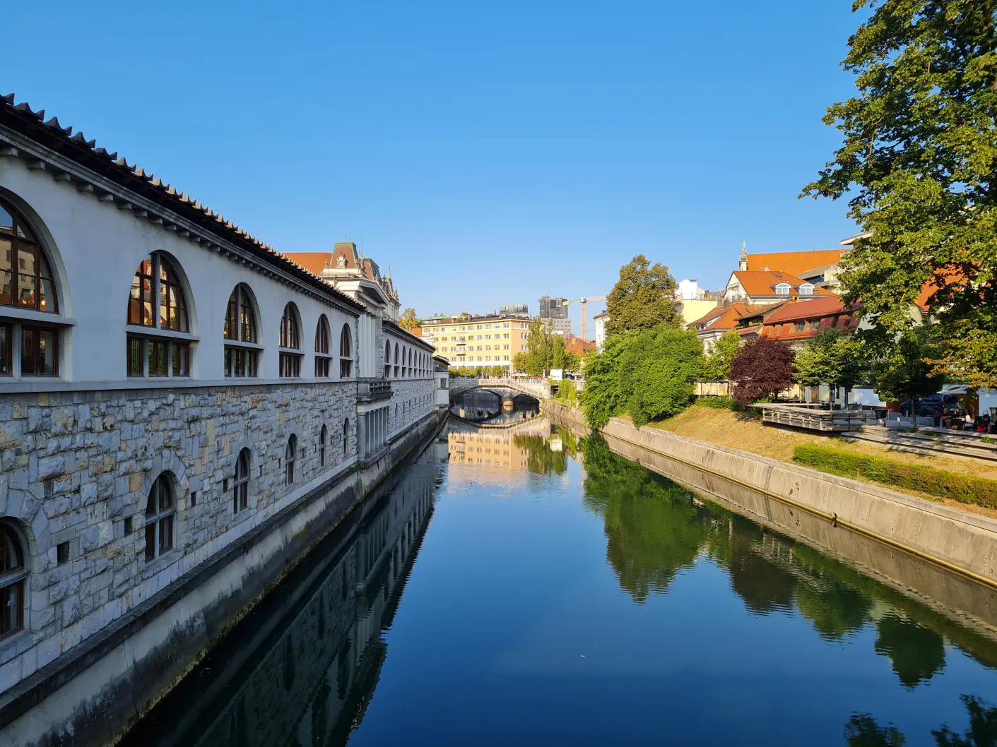 Ljubljana mit Kinderwagen