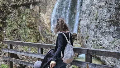 Wasserfall Steiermark Kinderwagen