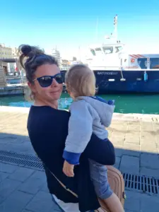 Marseille mit Kleinkind