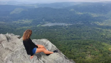 Grandfather Mountain in den Blue Ridge Mountains