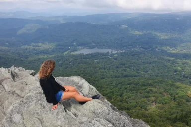 Grandfather Mountain in den Blue Ridge Mountains