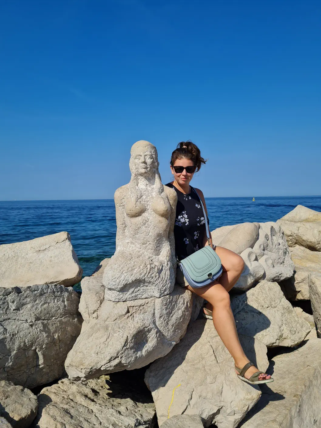 Piran mit Baby