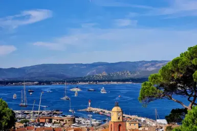 Wunderschöner Ausblick auf Saint-Tropez