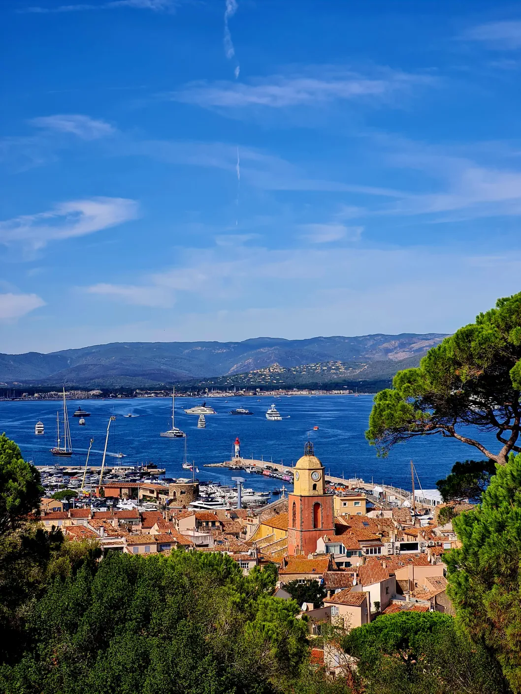 Wunderschöner Ausblick auf Saint-Tropez