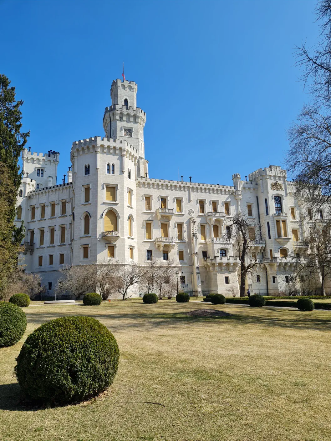 Das Schloss Frauenberg mit seinem Schlossgarten
