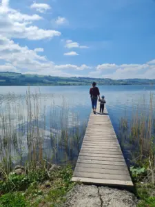 Sempachersee mit Kinderwagen