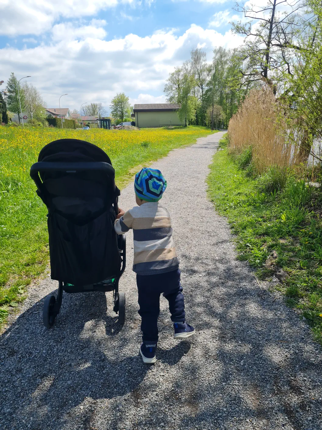 Sempachersee mit Kinderwagen