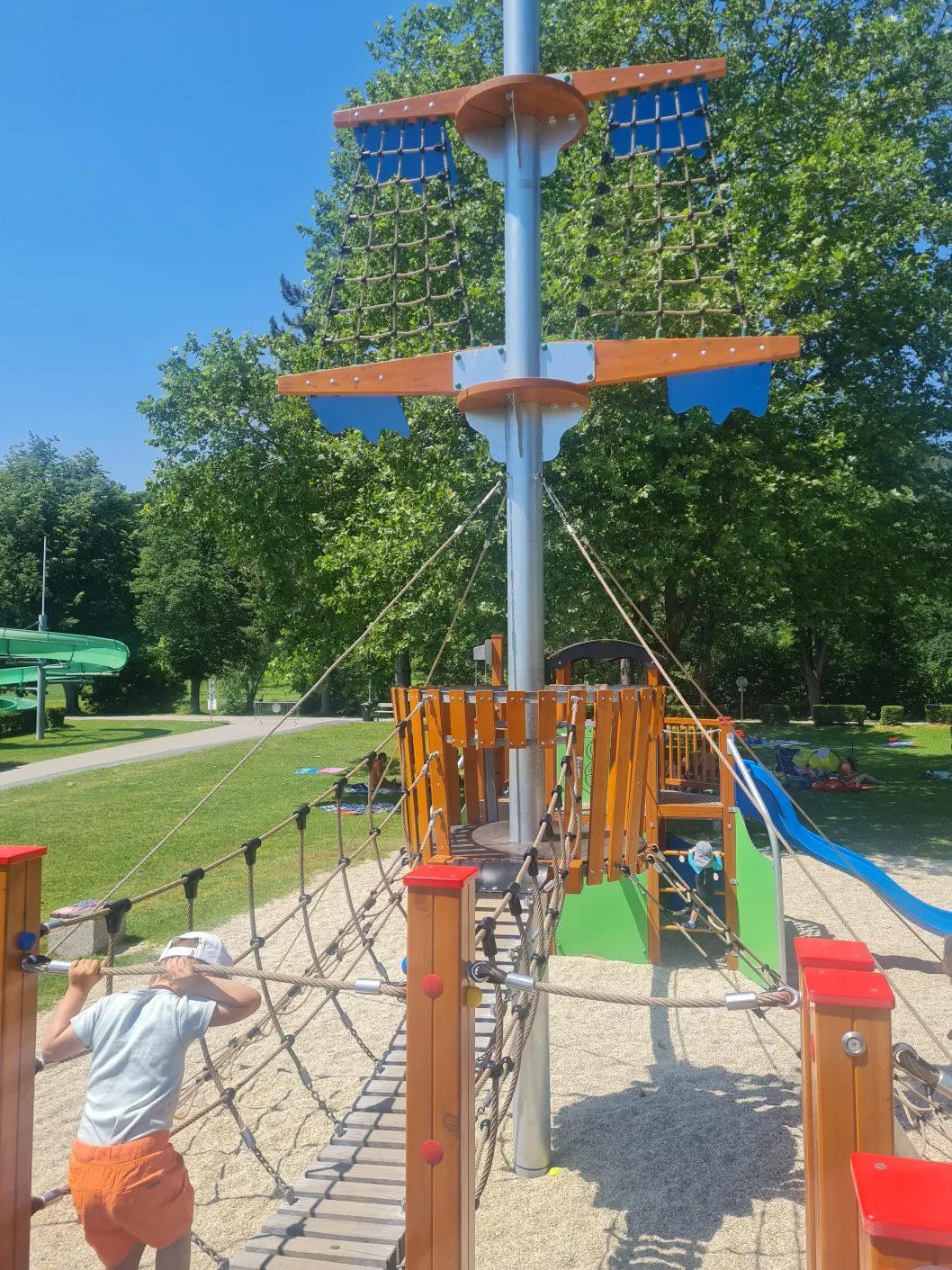 Stubenbergsee mit Kleinkind