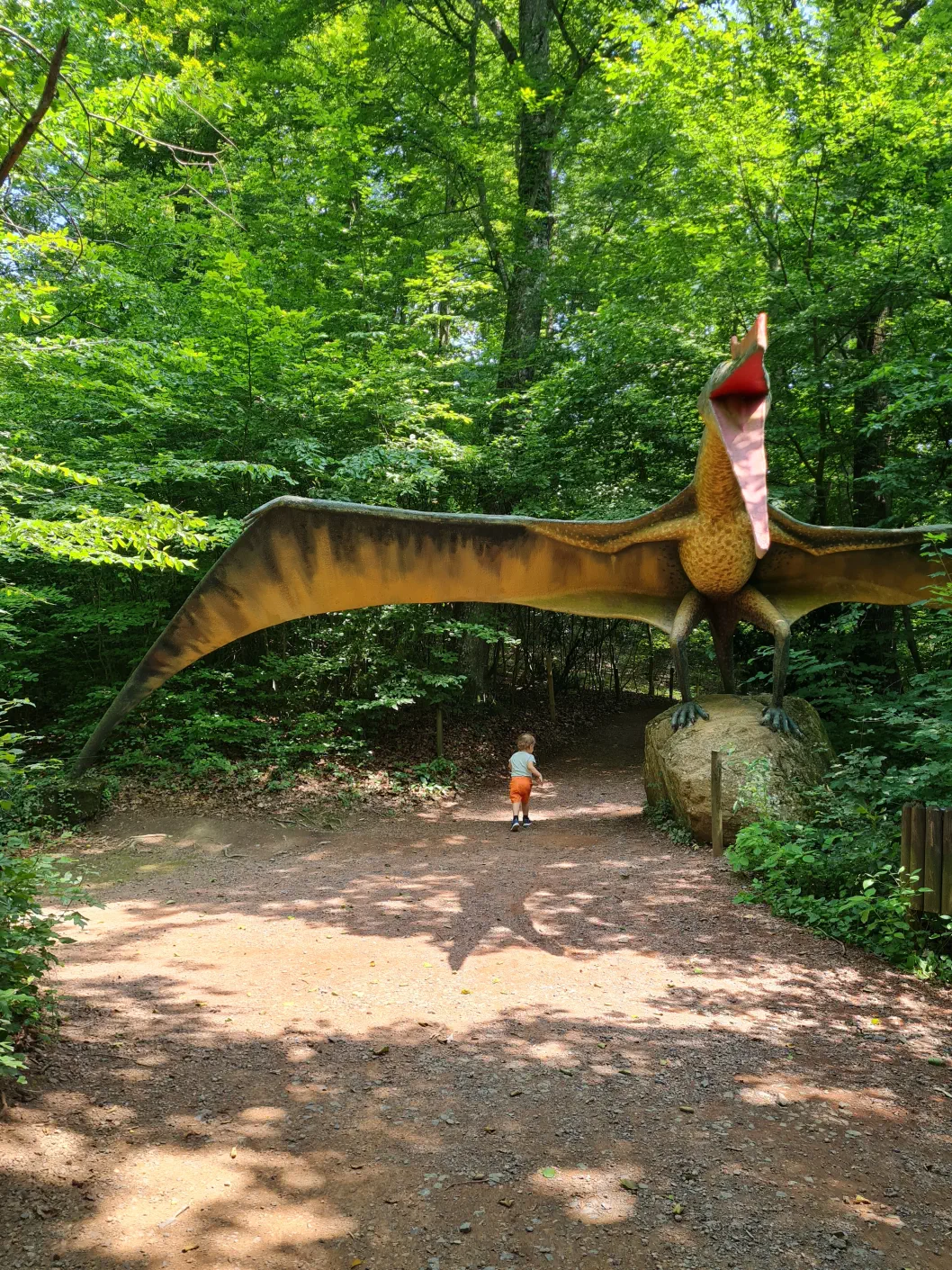 Styrassic Park mit Kleinkind