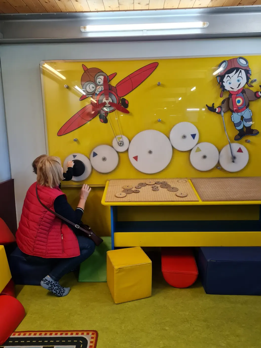 Wie man mit einer Kurbel so viele Felder bewegen kann!