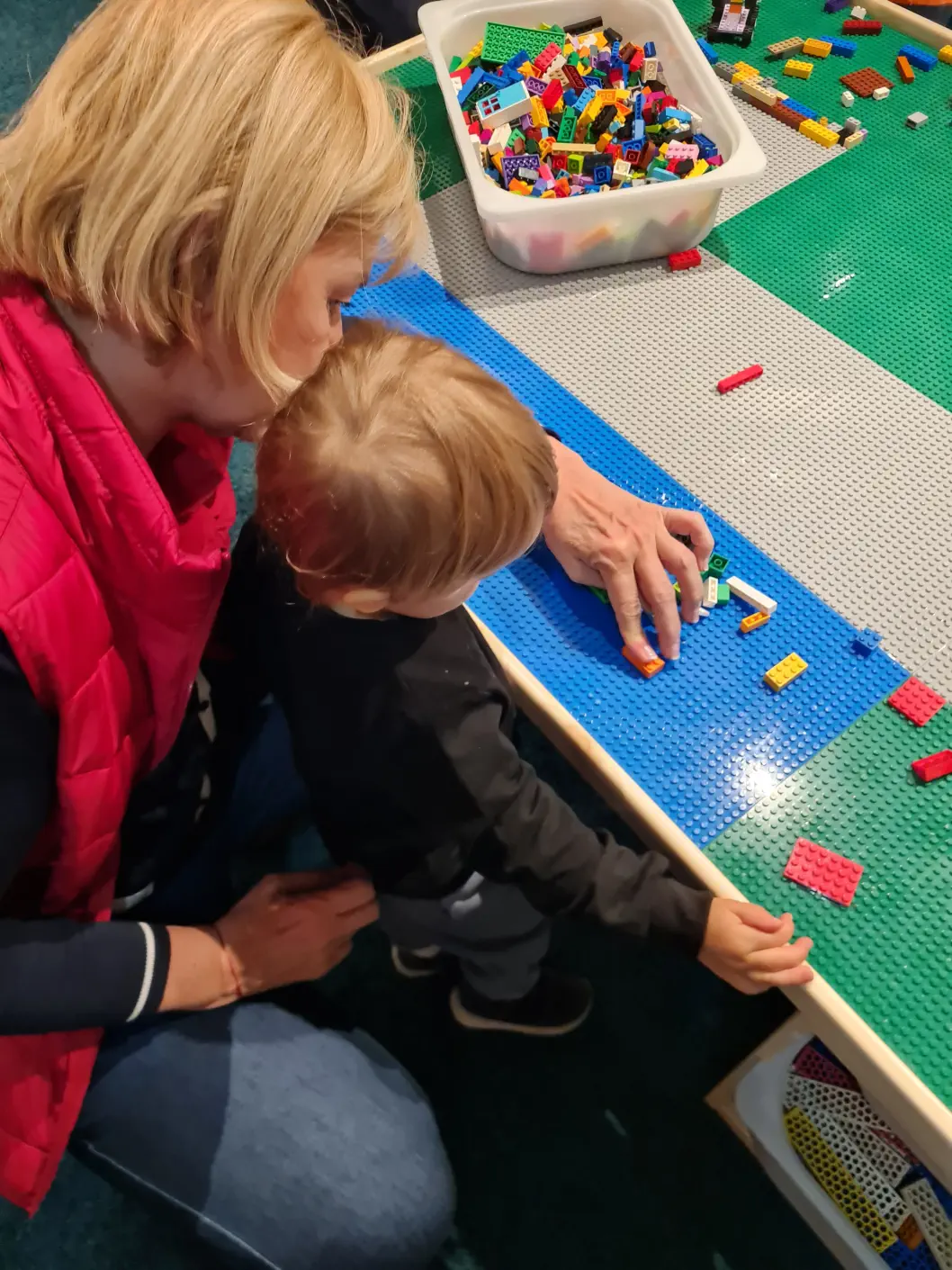 Hier kann sogar mit Lego gespielt werden