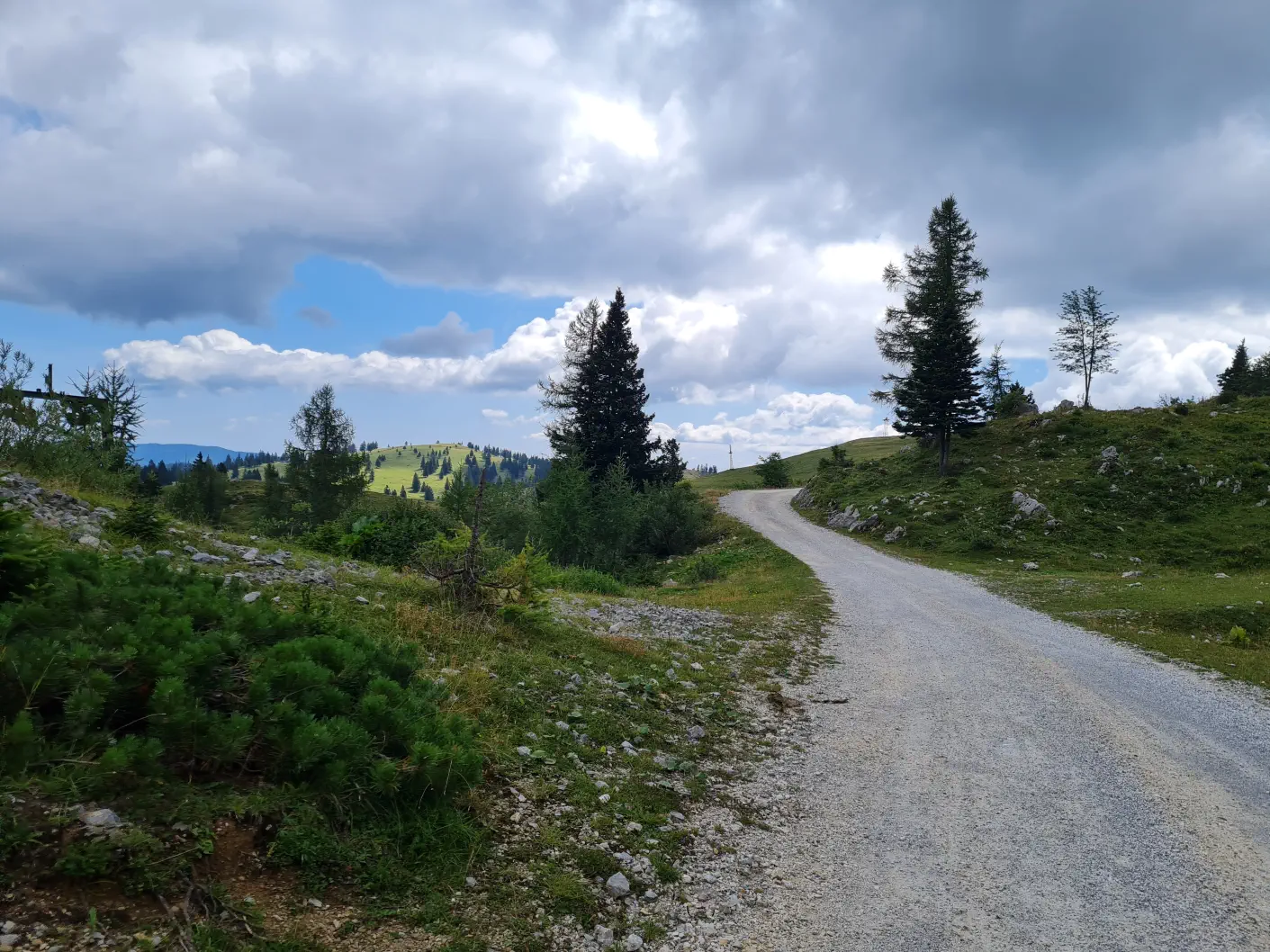 Der Weg ist gut mit Kinderwagen befahrbar