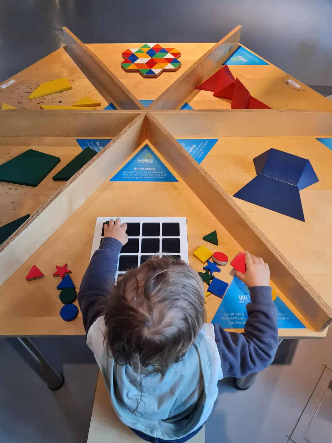 Welios mit Kleinkind