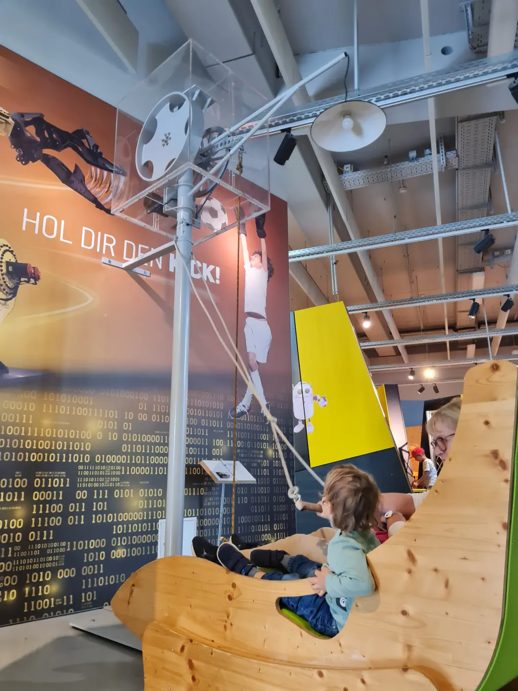 Welios mit Kleinkind