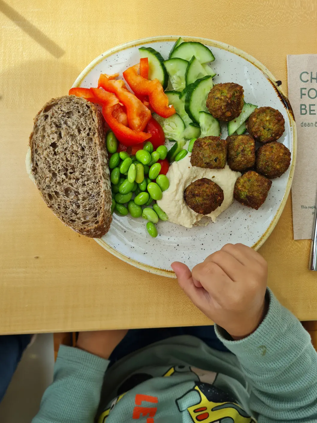 Welios mit Kleinkind